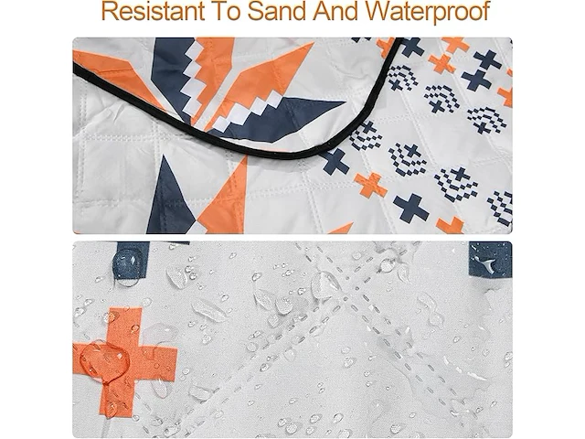 Huthim picknickdeken (300 x 300 cm) - afbeelding 3 van  4