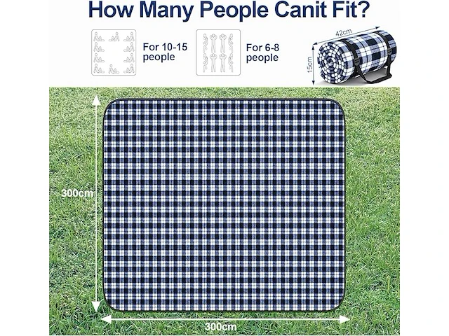 Huthim picknickdeken - afbeelding 4 van  4