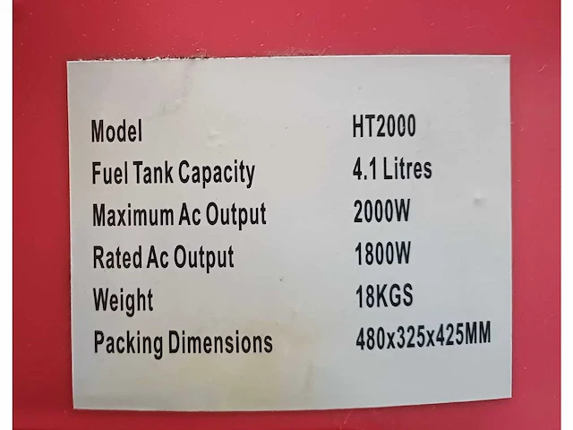 Huttenberg ht2000 stoomgenerator (5x) - afbeelding 7 van  7