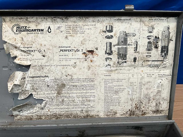 Hütz+baumgarten perfekt gr.2 boorapparaat - afbeelding 5 van  6