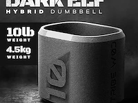 Hybrid dumbell 4,5kg cast iron - afbeelding 2 van  3