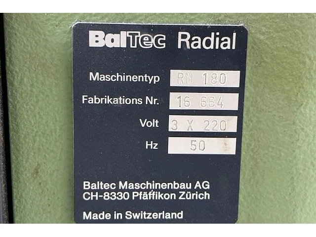 Hydraulische baltec radial klinkmachine - afbeelding 8 van  12