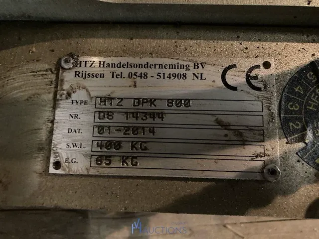 Hydraulische dakplatenklem htz - afbeelding 4 van  4