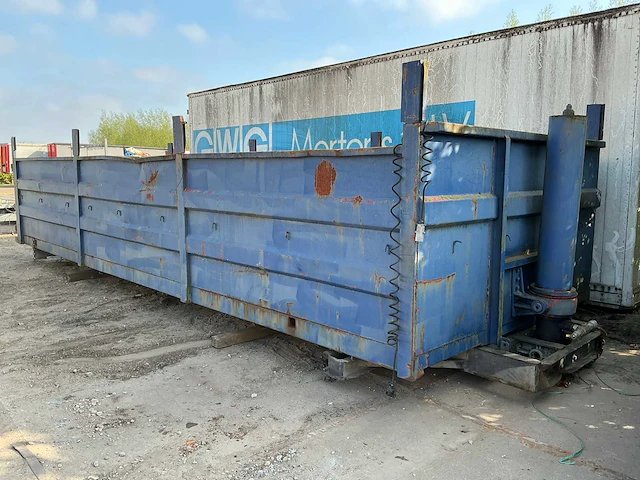 Hydraulische kiepcontainer voor vrachtwagen/containerchassis 20" - afbeelding 1 van  7