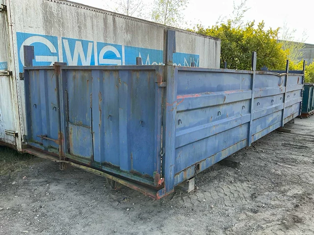Hydraulische kiepcontainer voor vrachtwagen/containerchassis 20" - afbeelding 2 van  7