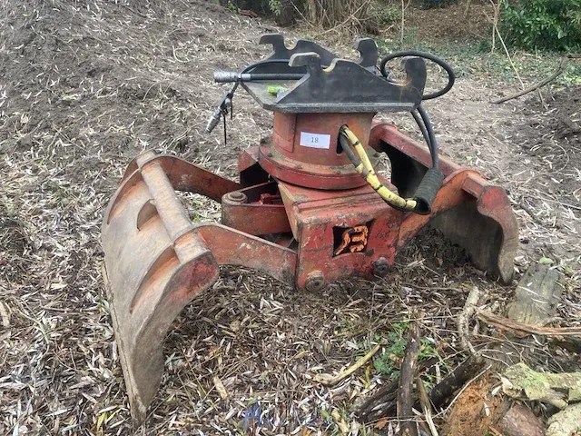 Hydraulische overslaggrijper voor kraan - afbeelding 1 van  4