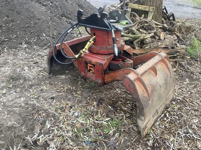 Hydraulische overslaggrijper voor kraan - afbeelding 3 van  4