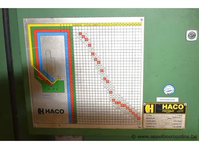 Hydraulische pers haco ppb 30135, bj 1985 - afbeelding 2 van  7