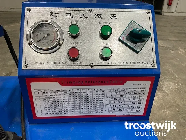 Hydraulische slangen pers - afbeelding 9 van  10