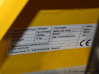 Hydraulische transpallet cap 2500kg - afbeelding 2 van  2