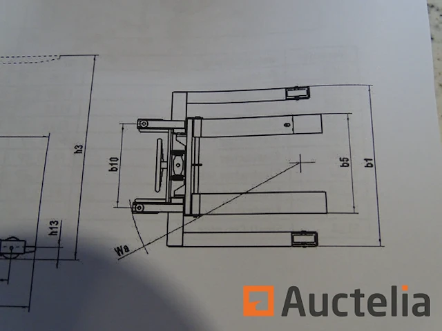 Hydraulische vorkheftruck stier - afbeelding 3 van  18