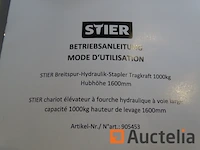 Hydraulische vorkheftruck stier - afbeelding 5 van  18