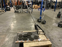 Hydro kinetics rowing pole incl schijven 30mm gas cilinder krachtstation - afbeelding 2 van  5