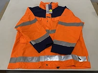 Hydrowear parka e.c.c orange/navy - maat xxl - afbeelding 1 van  2