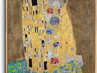 Hyidecorart canvas "de kus" van gustav klimt - afbeelding 1 van  3