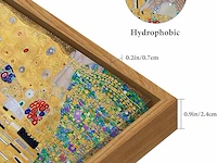 Hyidecorart canvas "de kus" van gustav klimt - afbeelding 3 van  3