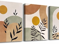 Hyidecorart canvas schilderij set woonkamer - afbeelding 1 van  3