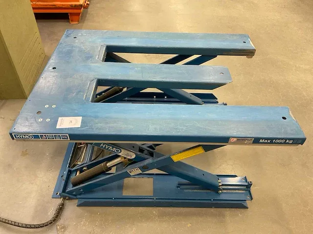 Hymo hydraulische heftafel - afbeelding 3 van  4