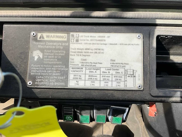 Hyster h60xm vorkheftruck 2.8 ton - afbeelding 16 van  32
