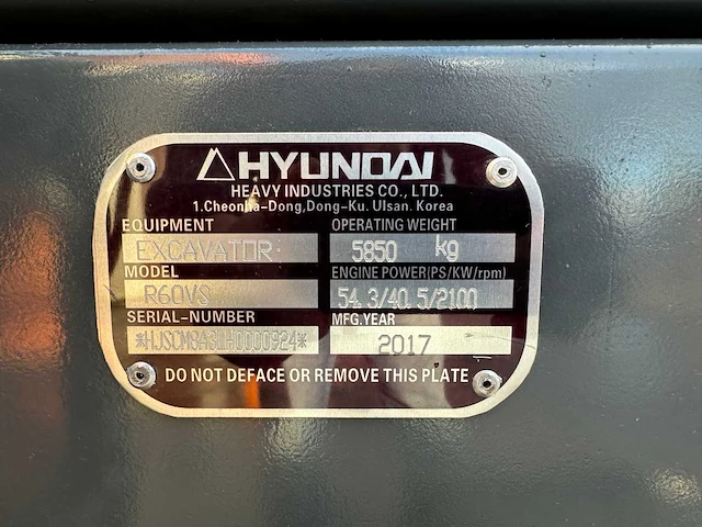 Hyundai - 2017 - r60vs - midigraafmachine - afbeelding 39 van  45