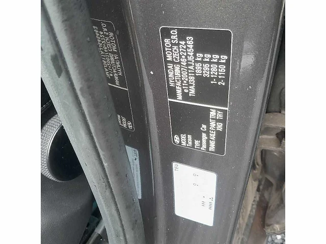 Hyundai - 2018 - tucson - personenauto - afbeelding 7 van  26