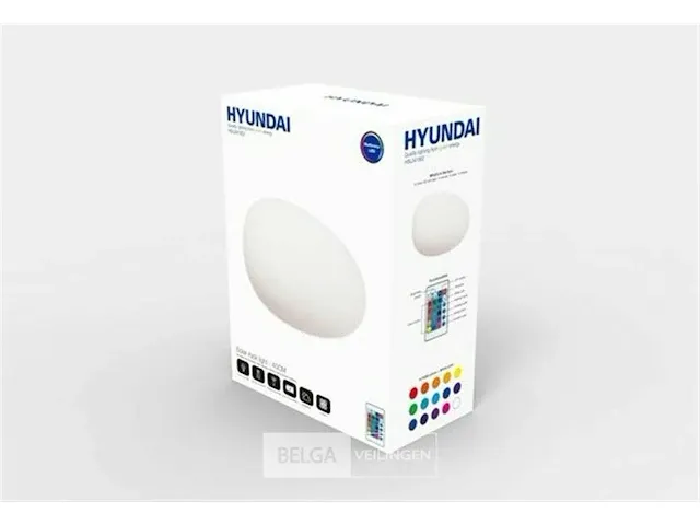 Hyundai - led lichtsteen op zonne-energie - rgb - afbeelding 1 van  4