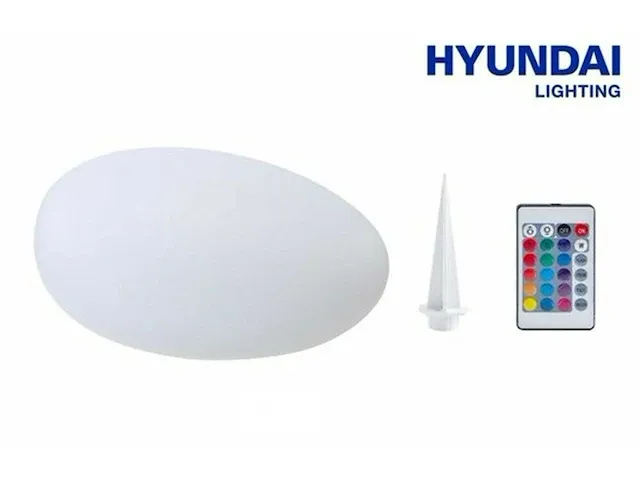 Hyundai - led lichtsteen op zonne-energie - rgb - afbeelding 3 van  4