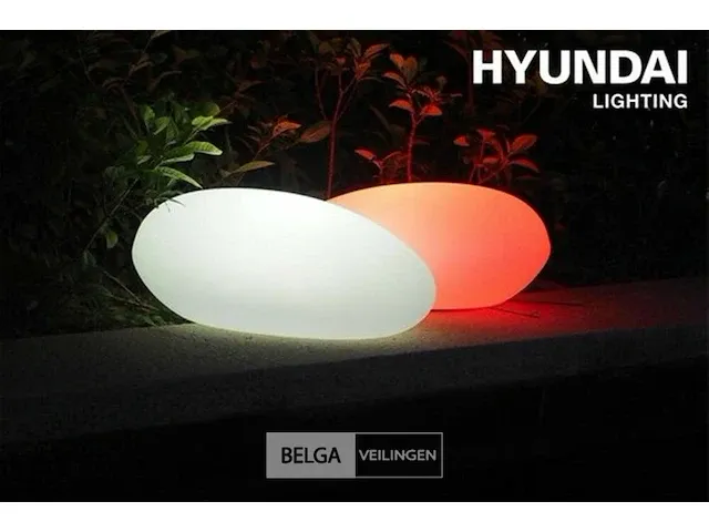 Hyundai - led lichtsteen op zonne-energie - rgb - afbeelding 4 van  4