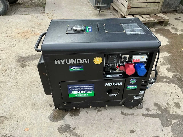 Hyundai hdg88 generatorset - afbeelding 4 van  13