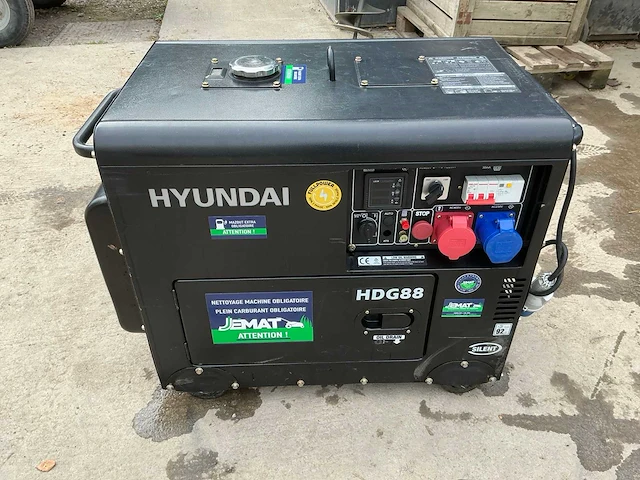 Hyundai hdg88 generatorset - afbeelding 5 van  13