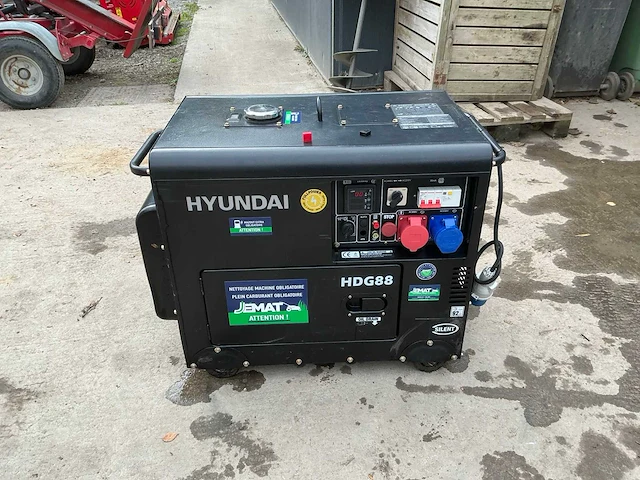 Hyundai hdg88 generatorset - afbeelding 1 van  13