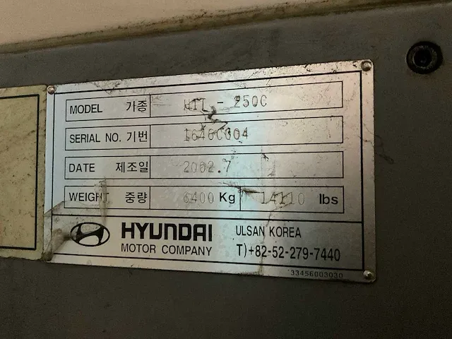 Hyundai hit-250c cnc draaibank - afbeelding 6 van  14