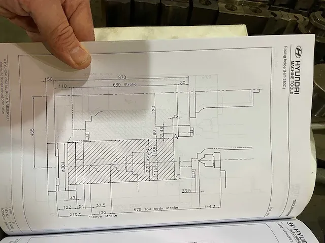 Hyundai hit-250c cnc draaibank - afbeelding 11 van  14