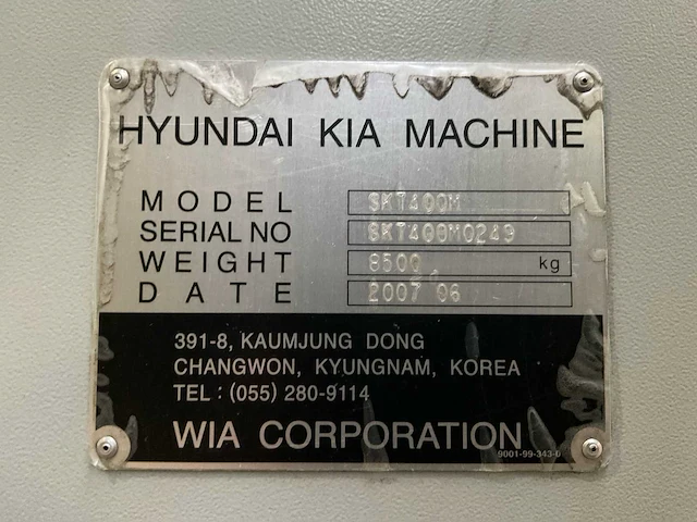 Hyundai-kia skt400m cnc draaibank - afbeelding 8 van  16