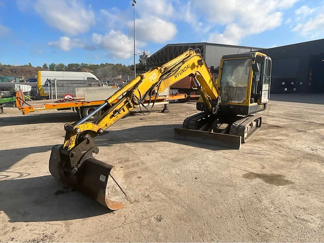 Hyundai robex 55-7 rupsgraafmachine - afbeelding 1 van  28