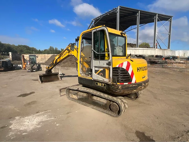 Hyundai robex 55-7 rupsgraafmachine - afbeelding 23 van  28