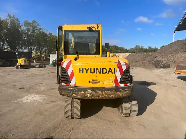 Hyundai robex 55-7 rupsgraafmachine - afbeelding 24 van  28