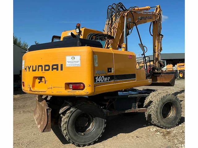 Hyundai robex140w-7 banden graafmachine - afbeelding 15 van  19