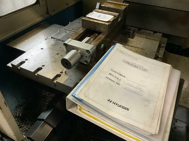 Hyundai spt-t30 cnc bewerkingscentrum - afbeelding 2 van  16