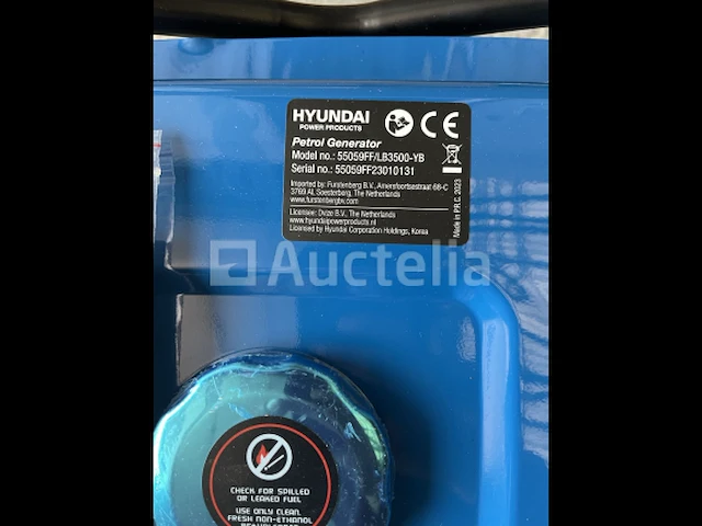 Hyundai stroomgenerator 55059ff - afbeelding 8 van  9