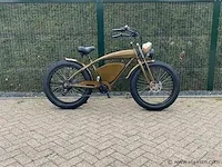 I-coco beach cruiser 20ah elektrische fiets (bruin) - afbeelding 2 van  6