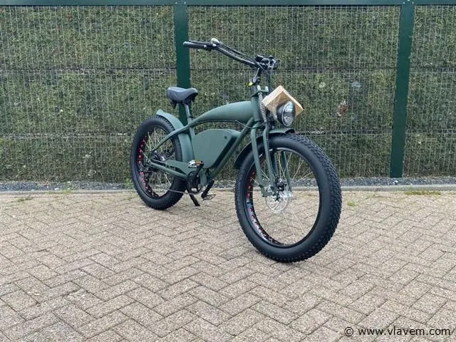 I-coco beach cruiser 20ah elektrische fiets (groen) - afbeelding 1 van  6