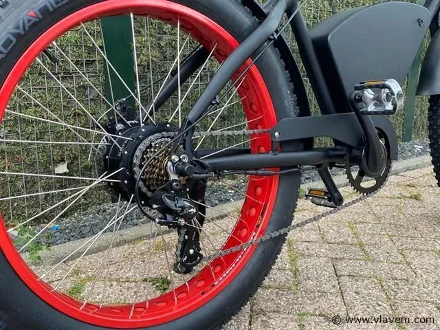 I-coco beach cruiser 20ah elektrische fiets (zwart) - afbeelding 3 van  6