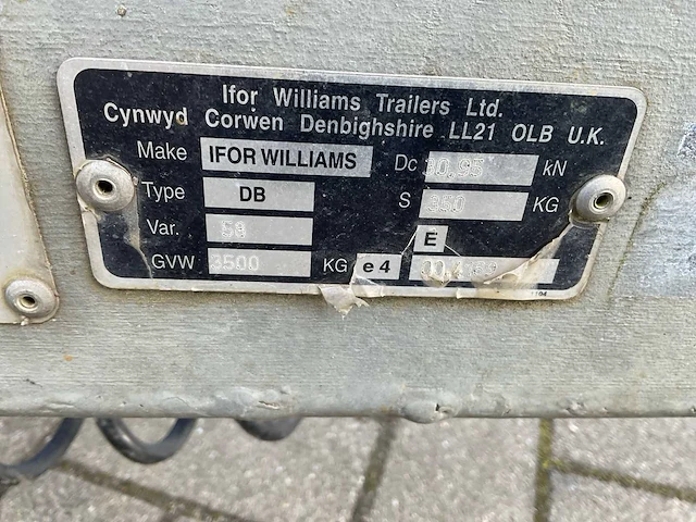 I for williams 3hb aanhangwagen - afbeelding 3 van  12