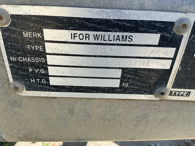 I for williams gx106 aanhangwagen - afbeelding 4 van  16