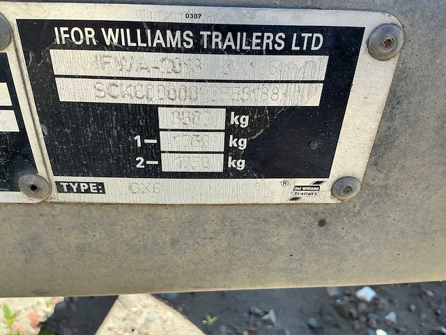 I for williams gx106 aanhangwagen - afbeelding 5 van  16