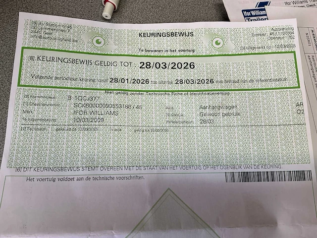 I for williams gx106 aanhangwagen - afbeelding 8 van  16