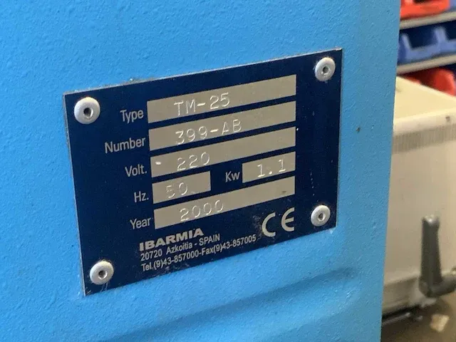 Ibarmia t/m-25 tafelboormachine - afbeelding 7 van  7