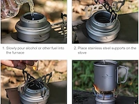 Ibasingo titanium alcoholbrander - afbeelding 3 van  4