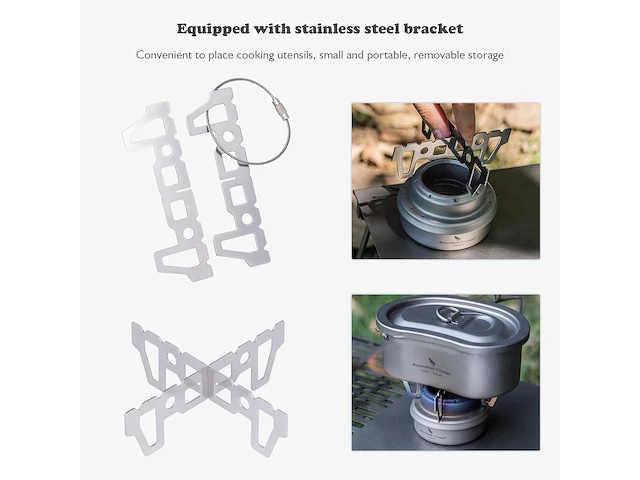 Ibasingo titanium alcoholbrander - afbeelding 4 van  4